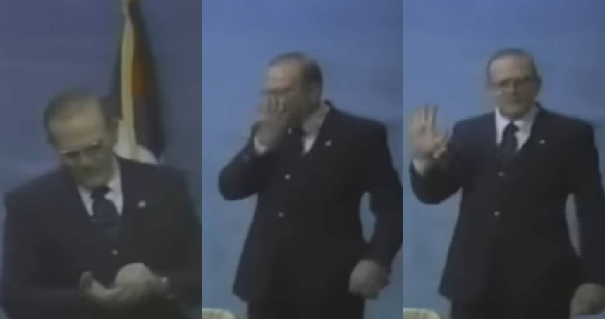 美國核化學家溫莎（Galen Winsor）。（圖／翻攝自YouTube）