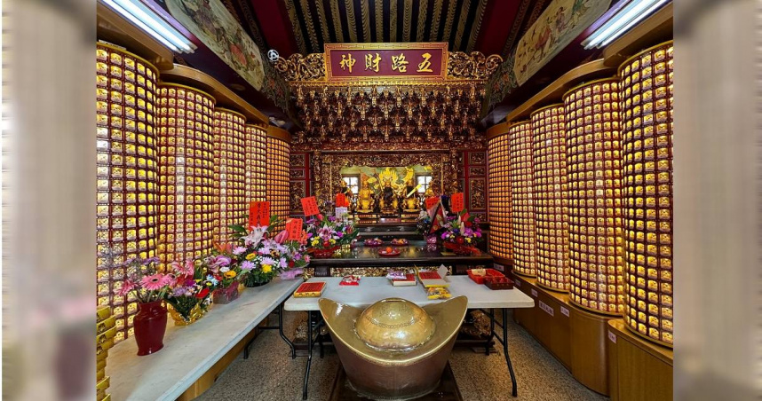 台中樂成宮五路財神（圖／楊登嵙提供）
