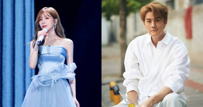 王心凌（左）和吳克群被民眾爆料多次同進同出。（圖／翻攝臉書／王心凌、吳克群）