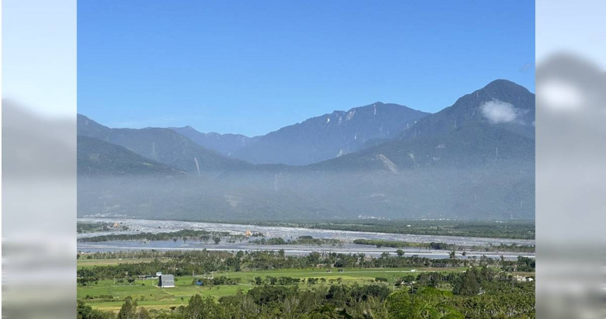 0923花蓮光復洪災重創馬太鞍溪沿岸。（圖／中國時報羅亦晽攝）