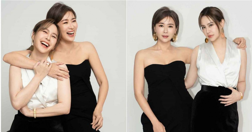 連靜雯與黃小柔拍閨蜜寫真，紀念21年的友情。（圖／優墨攝影）