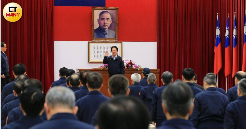 賴清德30日下午出席署務會報。（圖／周志龍攝）