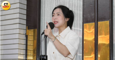 國民黨立委徐巧芯聲援高金素梅，並呼籲賴清德政府停止將司法作為政治鬥爭工具。（圖／周志龍攝）