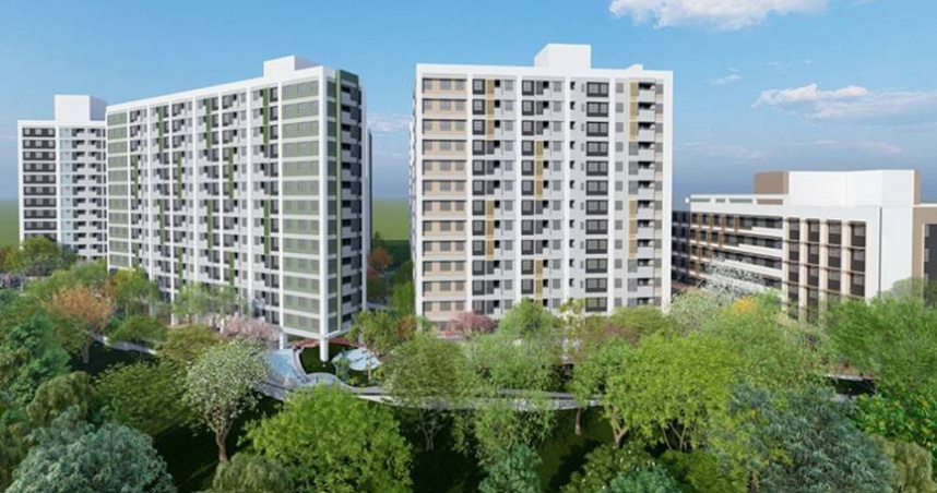 桃園八德白鷺安居預計提供近千戶社宅助攻解決年輕人居住問題。（圖／翻攝自國住都官網）