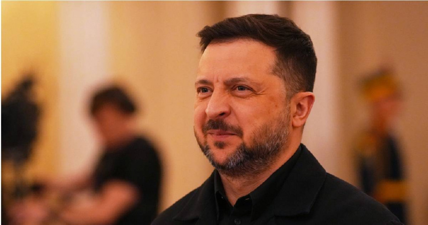 烏克蘭總統澤倫斯基（Volodymyr Zelenskiy）。（圖／達志／美聯社）
