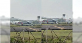 空軍岡山基地T-34教練機2日傳出墜毀，造成2名飛行員殉職。（圖／翻攝畫面）