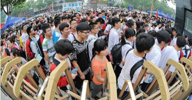 大陸最大集體活動 疫情中千萬學子赴高考