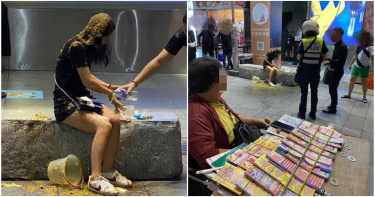 禍從天降!長髮女遭潑「整桶屎尿」 信義威秀惡臭瀰漫