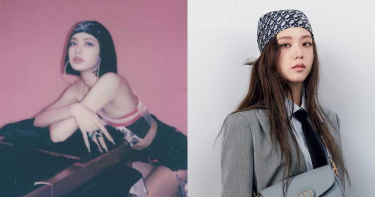 快把家裡的絲巾拿出來!BLACKPINK Lisa、Jisoo為女孩示範今年秋冬最流行的頭帶髮型!