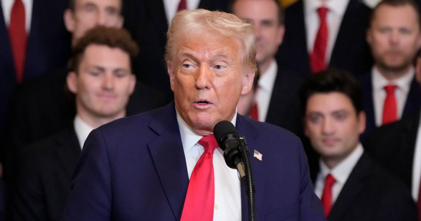 川普同意暫停對墨西哥課徵關稅一個月。（圖／美聯社／達志）