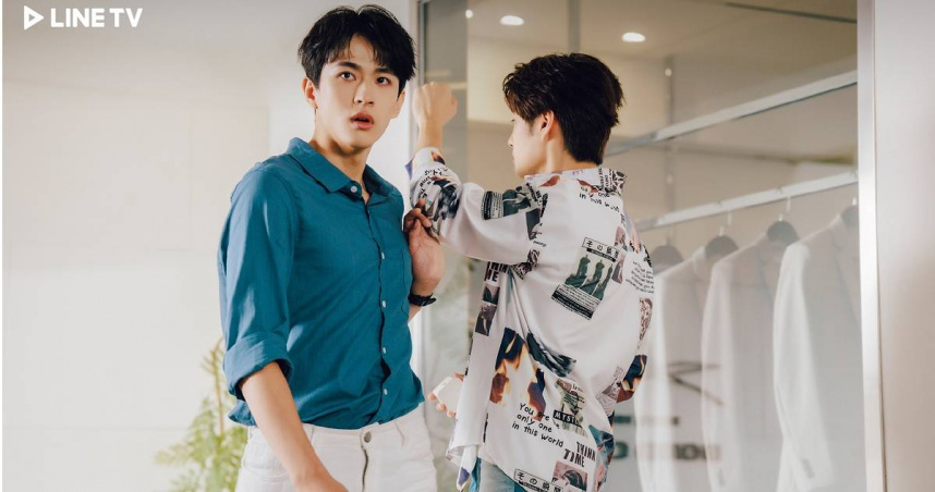 《獨佔接班人》徐瑋澤（左）得知朴靖恆要娶別人又氣又傷心。（圖／LINE TV提供）