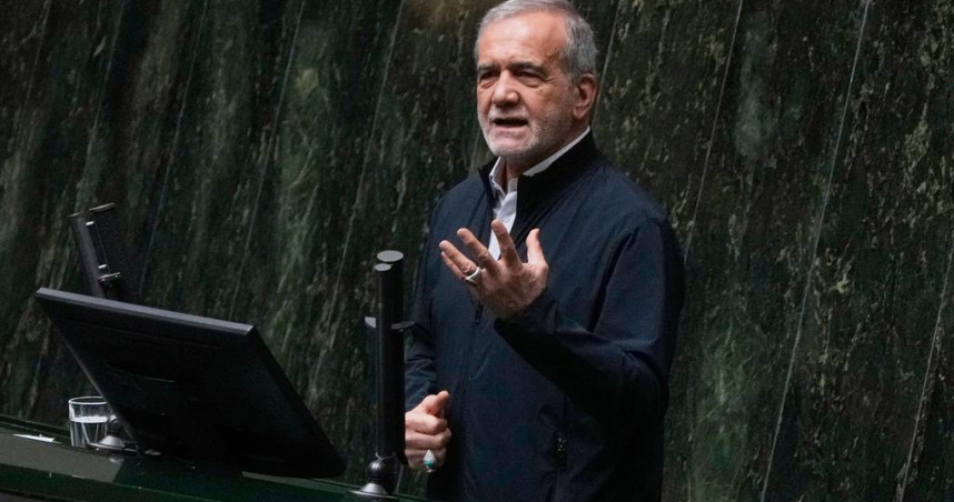 伊朗總統裴澤斯基安（Masoud Pezeshkian）。（圖／美聯社／達志）