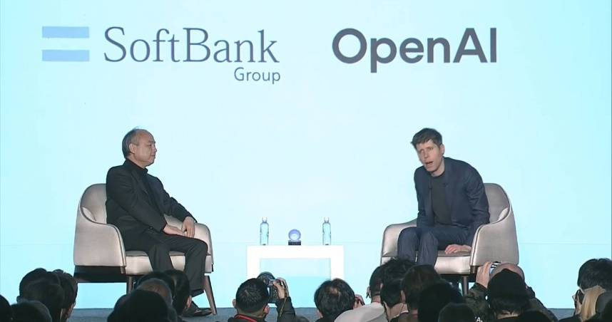 軟銀集團董事長兼CEO孫正義與OpenAI CEO阿特曼。（圖／翻攝自軟銀官網）