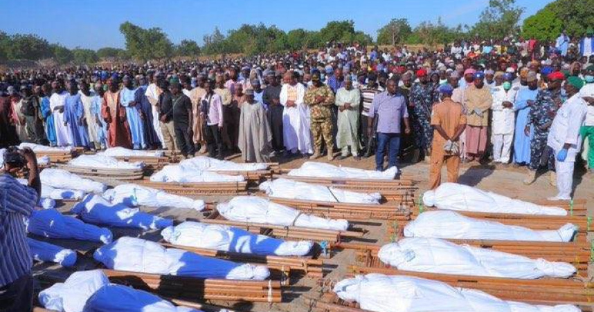 西非國家奈及利亞西北部卡齊納州（Katsina State）19日清晨發生一場針對清真寺及附近村莊的武裝襲擊事件，造成至少50人喪生，另有逾60人遭到武裝分子綁架。。（圖／翻攝Ｘ／@taheerprime）