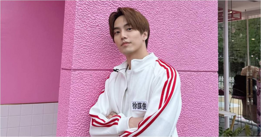 徐謀俊昨公開病床照，透露自己食物中毒住院。（圖／翻攝IG／＠muji_jhsu）