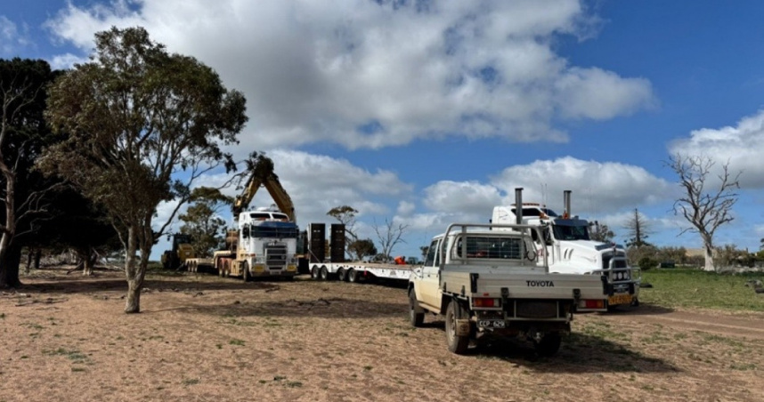 5.8MW/11MWh專案現已正式動工，重型機具已進場進行土地平整與基礎施工，標誌著專案邁入實質開發階段。（圖片提供/盛齊綠能）