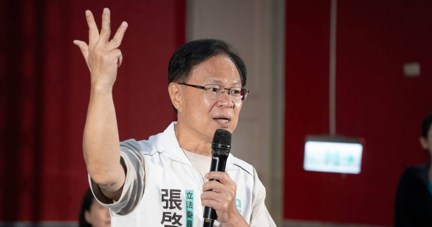 民眾黨立法院黨團副總召張啓楷肯定審計長陳瑞敏過去表現，並期盼下一會期再加大力度查弊、遏止歪風。（圖／張啓楷辦公室提供）