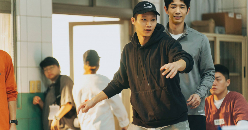 黃冠智首次擔任桌球動作設計壓力山大失眠。（圖／愛奇藝國際版、壹壹影業提供）