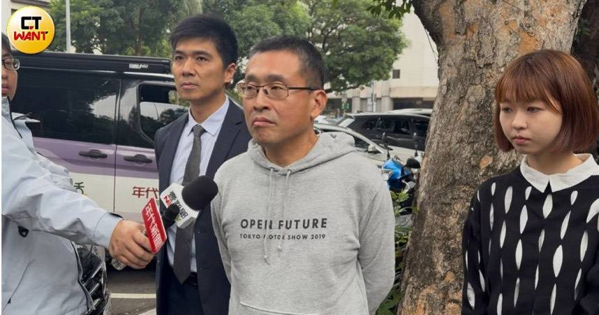 台北地院宣判林致光違反保護令拘役40日。（圖／翁靖祐攝）