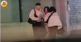 小S結束工作後，淚眼婆娑地前往好友黑人、范范夫妻家。（圖／本刊攝影組）
