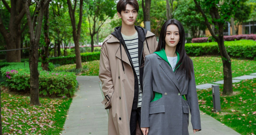 林一(左)和周一(右)在《別對我動心》雙向暗戀。（圖／八大電視）