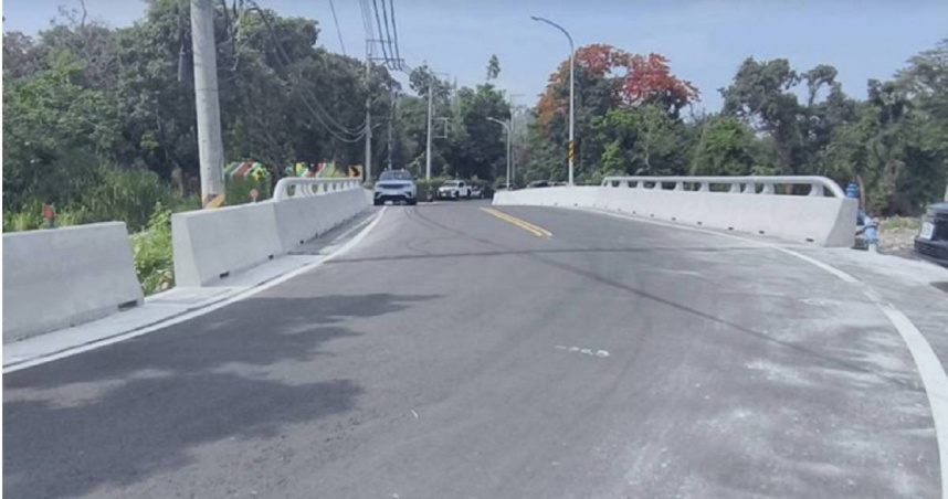 台南市白河區協進橋拓寬工程通車了！（圖／翻攝自台南市政府媒體群組）