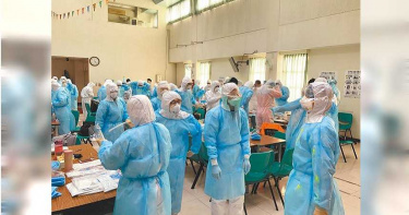 防護衣示意圖（圖／報系資料庫）