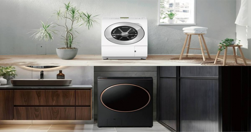 日製的NA-LX128B系列機型（上圖），搭載Heat Pump熱泵除濕式烘乾技術與nanoe X健康科技。  台製的NA-V170RPH（下圖）、NA-V150RPH機型，擁有大容量與Heat Pump熱泵除濕式烘乾技術（圖／業者提供）。