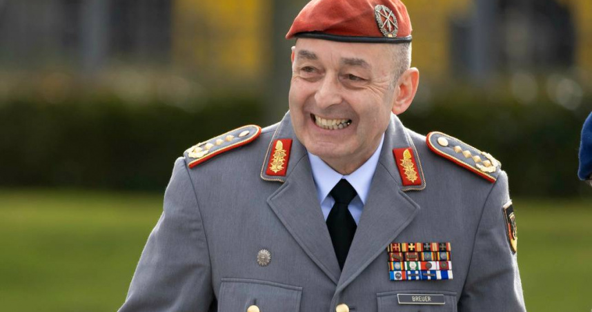 德國國防總長布魯爾（Carsten Breuer）。（圖／達志／美聯社）