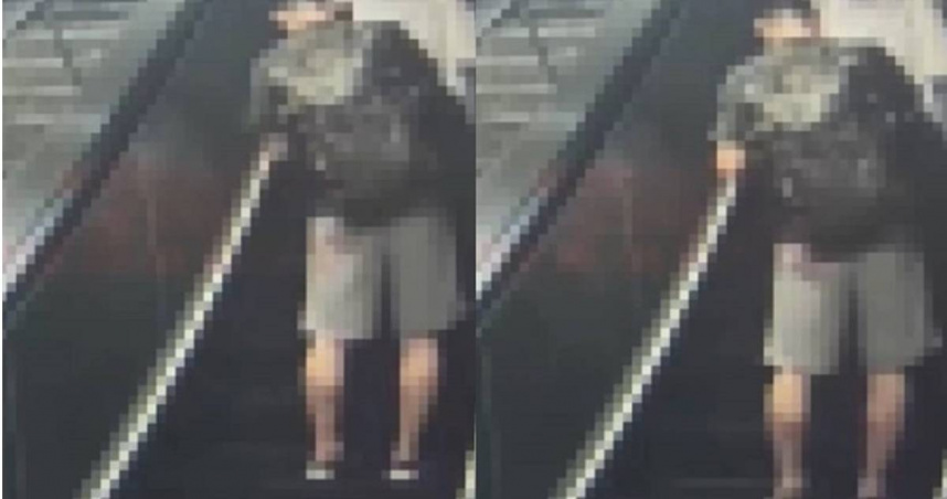 35歲的日籍男子本月8日來台卻被發現其在中山地下街商圈偷拍女子被捕。（圖／翻攝畫面）