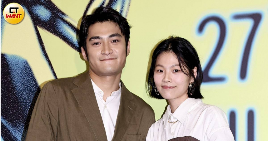 《河鰻》由潘綱大（左）、柯泯薰（右）主演。（圖／侯世駿攝）