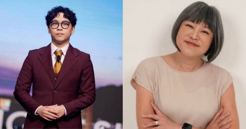 范琪斐與喜劇演員賀瓏有私交,在賀瓏遭薩泰爾娛樂解約時她才力挺,但知曉更多詳情後選擇支持女方。(圖/翻攝自賀瓏臉書、翻攝自范琪斐臉書)