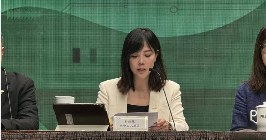 行政院召開院會後記者會。（圖／中時記者張薷攝）