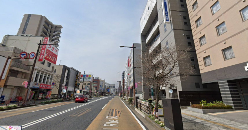 日本茨城縣水戶市南町2丁目。（圖／翻攝自Google地圖）