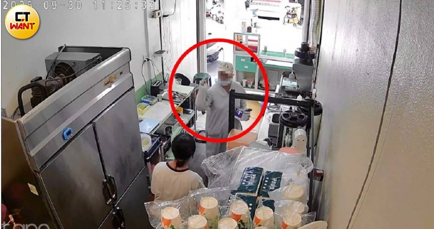 南投草屯假比丘尼到處化緣，遭拒後爆氣辱罵店家。（圖 ／翻攝畫面）