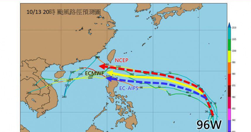 秋颱「風神」生成機率達7成。（圖／翻攝自臉書／林老師氣象站）