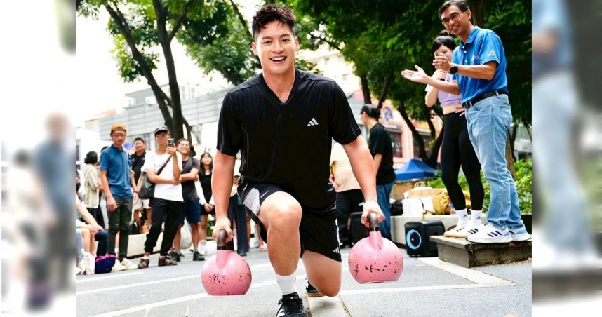 許孟哲坦言最困難的是項目之間的跑步。（圖／許孟哲提供）