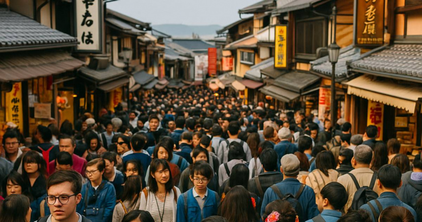 日本伴手禮店為吸引台灣觀光客，寫出台語的標語，引發旅客興趣與親切感。（圖／AI示意圖）