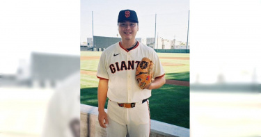 台灣目前唯一大聯盟球員鄧愷威，目前效力舊金山巨人隊。（圖／翻攝自臉書／Kai Wei Teng - 鄧愷威）