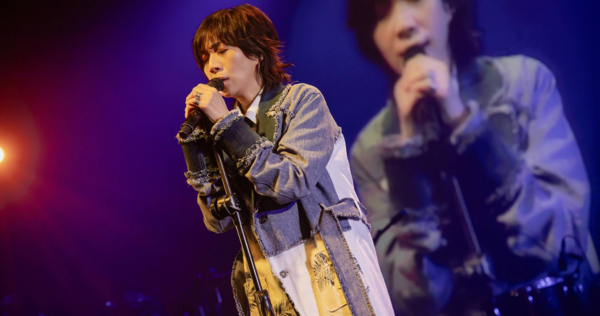 萬芳前兩天不慎滑倒。（圖／Legacy Taipei、原點概念提供）