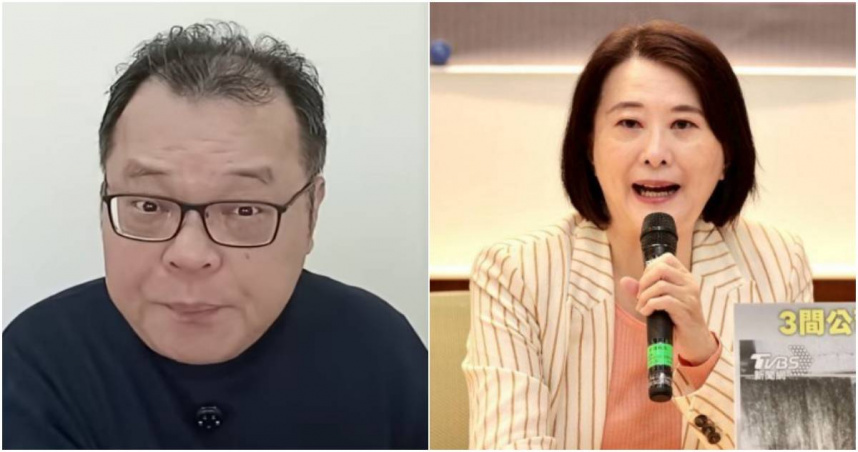 資深媒體人陳揮文開嗆國民黨立委王鴻薇。（合成圖／翻攝自陳揮文YouTube、黃耀徵攝）