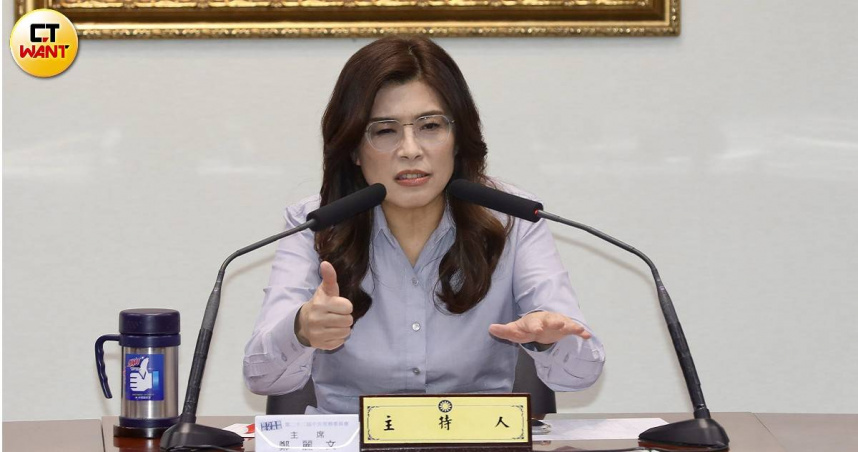 彰化藍營接班布局出現落差，黨魁鄭麗文坦言未能找到王惠美「心目中的白馬王子」。（圖／方萬民攝）