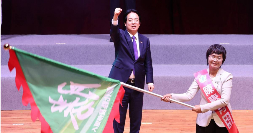 民進黨主席賴清德對陳素月寄予厚望。（圖／報系資料照）