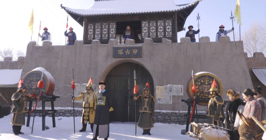 中視行腳節目《大陸尋奇》到訪黑龍江，而古裝劇《後宮甄嬛傳》中流放犯人的苦寒之地「寧古塔」， 就在寧安市內。（圖／中視提供）