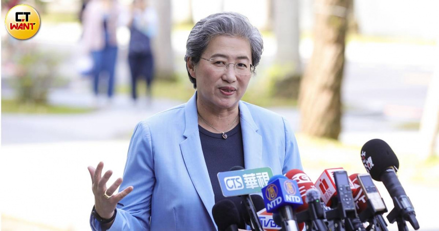 超微（AMD）董事長暨執行長蘇姿丰。（圖／黃耀徵攝）