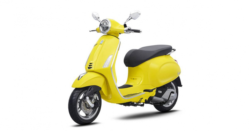 25年式 Vespa Primavera 125 主打新色「含羞草黃」 （圖／Vespa提供）。