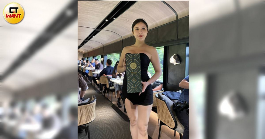 麥立得台灣分公司在鳴日號觀光列車上，舉辦了一場別開生面的坦杜21年、43年品酒會。（圖╱王若攝）