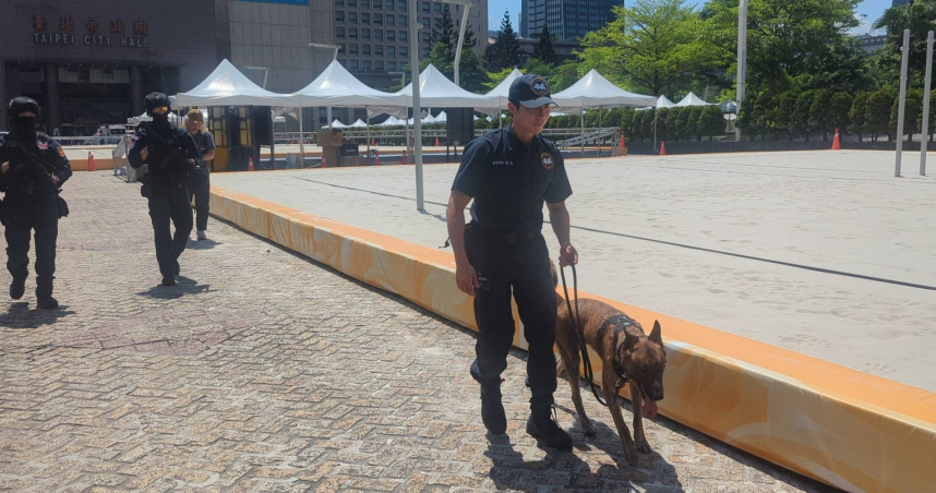 世壯運開幕在即，警方也針對比賽相關場域進行全面安檢維護。（圖／林冠吟攝）