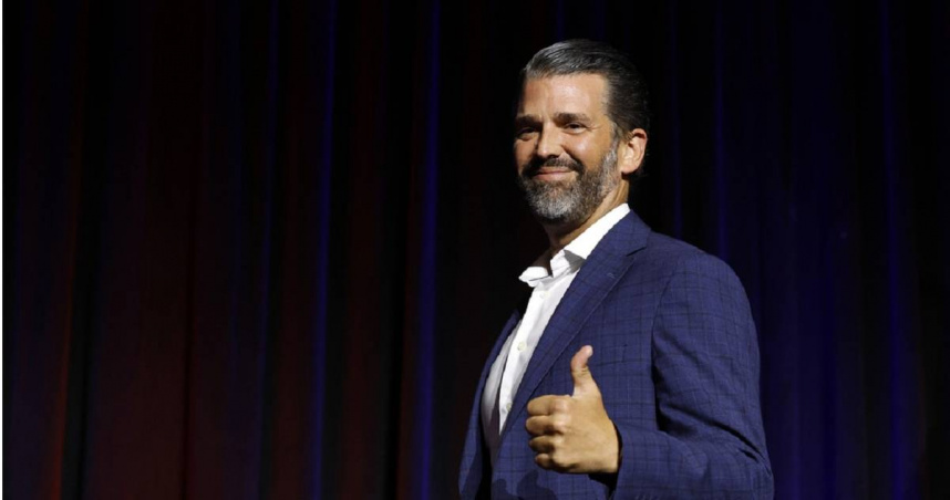 川普長子小唐納川普。（圖／美聯社）