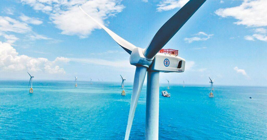 風電「0元競標」破盤價恐不再。圖為台電離岸一期風場。（圖／台電提供）